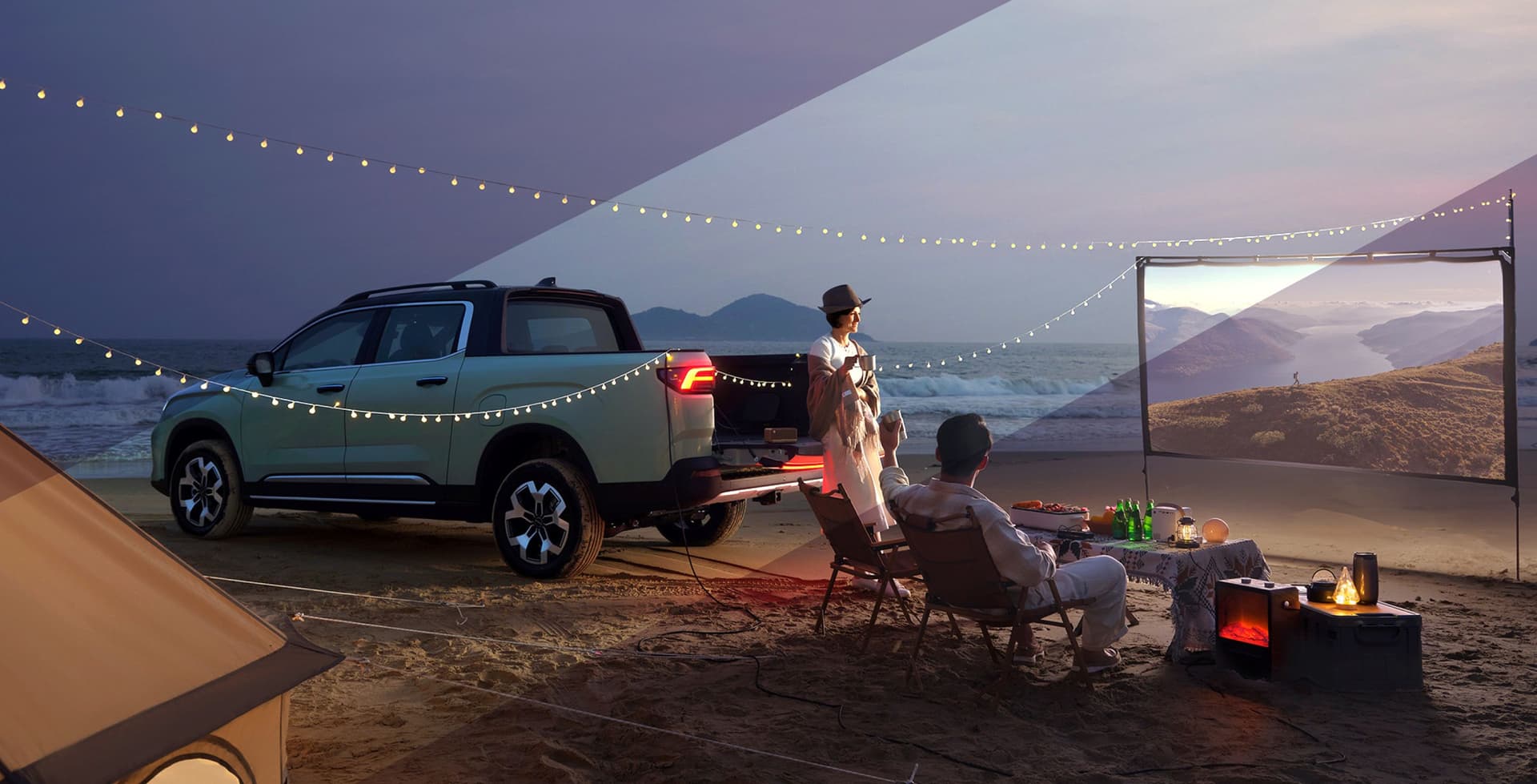 RIDDARA UAE | 100% Electric 4X4 Pick-Up Truck